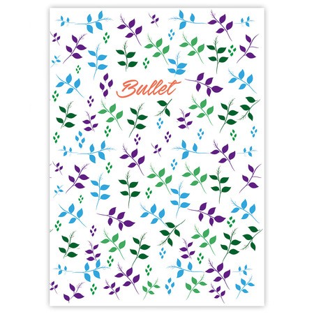 Colors notes, A5 Bullet jegyzet, Plant