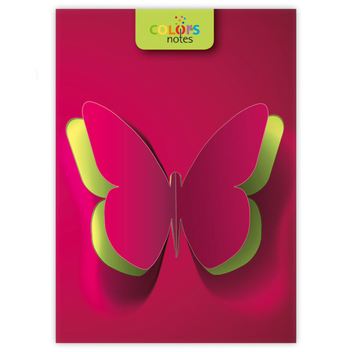 Colors notes, A5 Vonalas jegyzet, Butterfly Colors notes, A5 Vonalas jegyzet, Butterfly