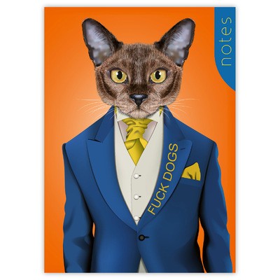 Colors notes, A5 Vonalas jegyzet, Mr. Cat