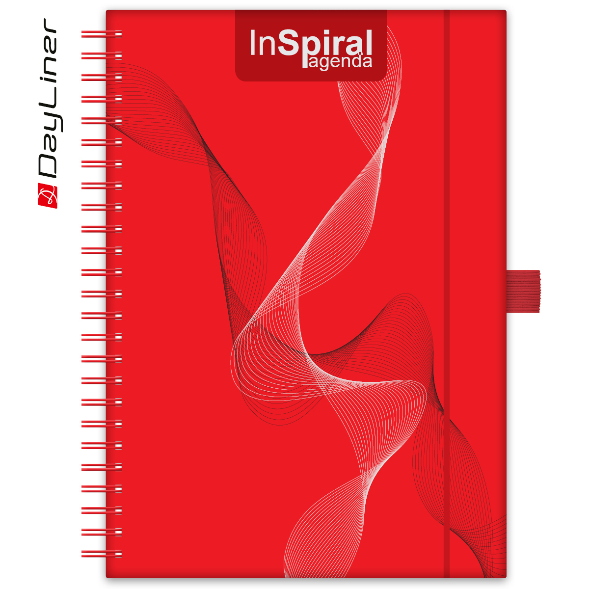 Inspirál, A5 Bullet jegyzet, Piros-Piros Inspirál, A5 Bullet jegyzet, Piros-Piros