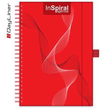 Inspirál, A5 Bullet jegyzet, Piros-Piros