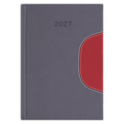 Memphis, B5 heti beosztású agenda, Szürke-Piros