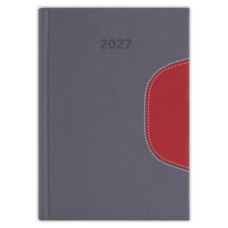 Memphis, B5 heti beosztású agenda, Szürke-Piros