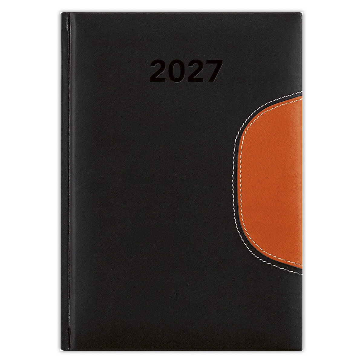 Memphis, B6 heti beosztású agenda, Fekete-Narancs Memphis, B6 heti beosztású agenda, Fekete-Narancs