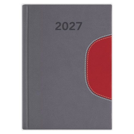 Memphis, B6 heti beosztású agenda, Szürke-Piros