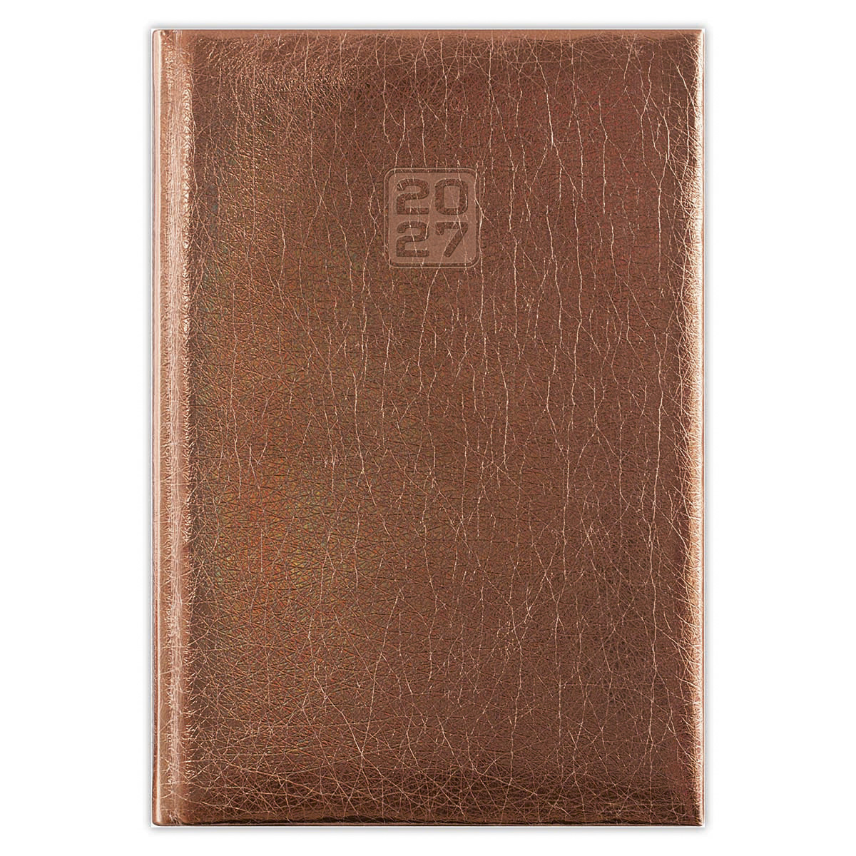 Mirror, A5 heti beosztású agenda, Bronz Mirror, A5 heti beosztású agenda, Bronz