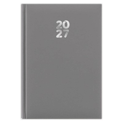 Pannon, A5 napi beosztású agenda, Szürke