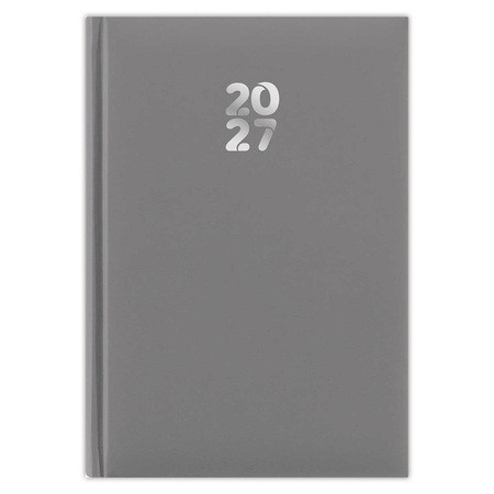Pannon, A5 napi beosztású agenda, Szürke