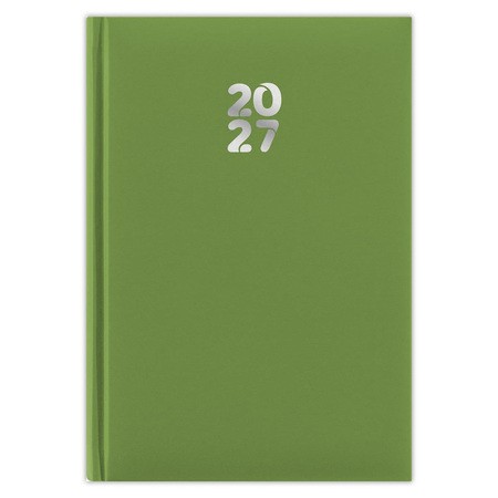 Pannon, A5 napi beosztású agenda, Világoszöld