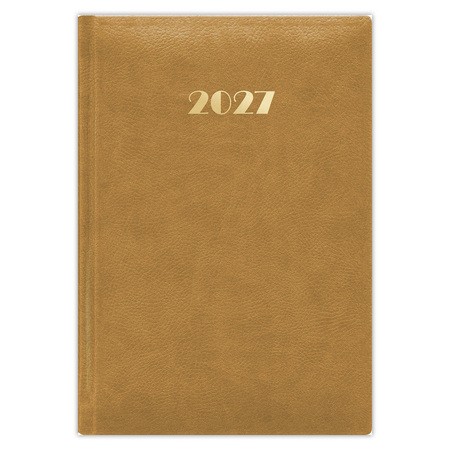 Pellana, A5 napi beosztású agenda, Okker