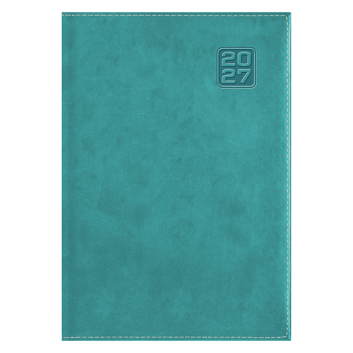 Square, A5 napi beosztású agenda, Türkiz Square, A5 napi beosztású agenda, Türkiz