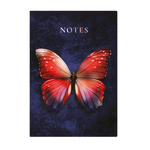 404 Notes found, B5 jegyzetfüzet élfestéssel, Butterfly Red