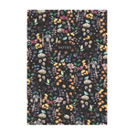 404 Notes found, B5 jegyzetfüzet élfestéssel, Flowers Black