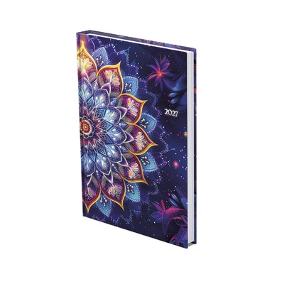 Joy A5 heti, beosztású határidőnapló, Mandala