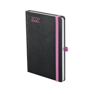 Nero, B6 heti beosztású határidőnapló, Fekete-Pink