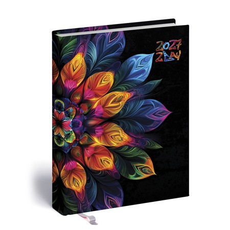 2-Day, B6 kétnapi beosztású határidőnapló + jegyzet, Mandala