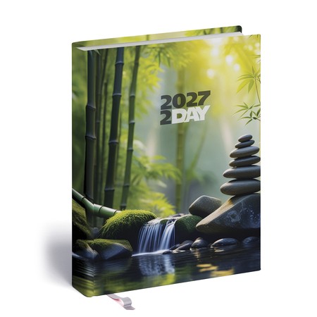 2-Day, B6 kétnapi beosztású határidőnapló + jegyzet, Tropical