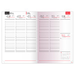 Fashion, B5 heti beosztású határidőnapló + napló, Türkiz
