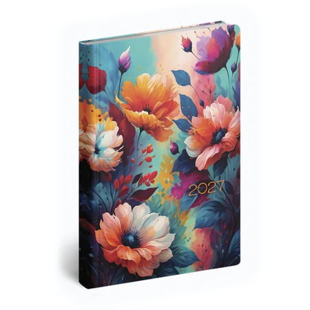 Fiestina, B6 heti beosztású zsebnaptár, Floral