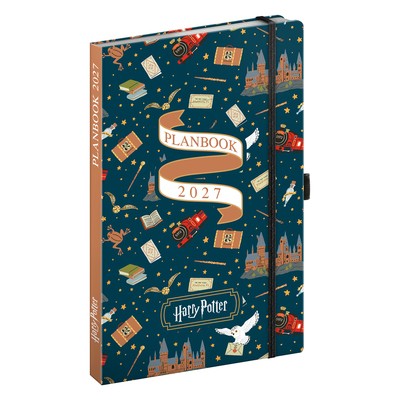 Harry Potter - Hogwarts, Agenda és notesz 2027, 13x21 cm