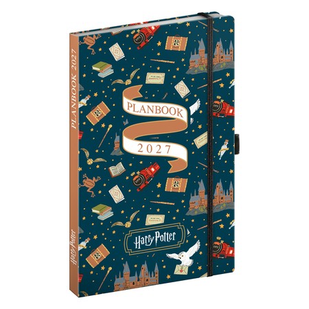 Harry Potter - Hogwarts, Agenda és notesz 2027, 13x21 cm