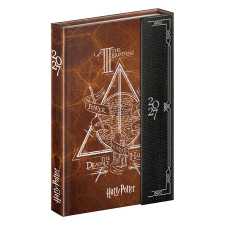 Harry Potter, mágnessel záródó heti beosztású naptár 2027, 11x16 cm