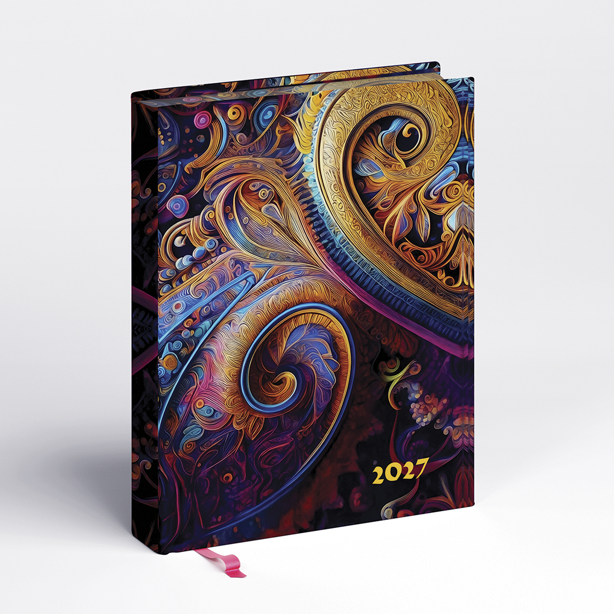 Librobello, kalendárium hölgyeknek, B6 napi határidőnapló, 3D Lakk, Élfestés Fraktál Librobello, kalendárium hölgyeknek, B6 napi határidőnapló, 3D Lakk, Élfestés Fraktál