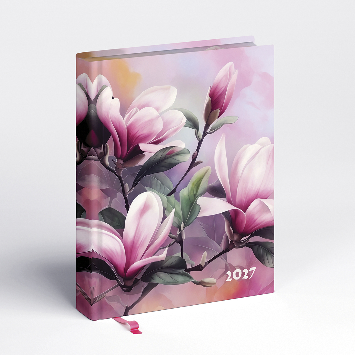 Librobello, kalendárium hölgyeknek, B6 napi határidőnapló, 3D Lakk, Élfestés, Magnólia Librobello, kalendárium hölgyeknek, B6 napi határidőnapló, 3D Lakk, Élfestés, Magnólia