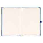 Notique, keménytáblás pontozot notesz, Dark Blue, 13x21 cm
