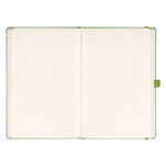 Notique, keménytáblás pontozot notesz, Green, 13x21 cm