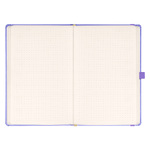 Notique, keménytáblás pontozot notesz, Lila, 13x21 cm
