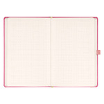 Notique, keménytáblás pontozot notesz, Pink, 13x21 cm