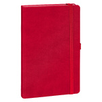 Notique, keménytáblás pontozot notesz, Red, 13x21 cm