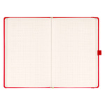 Notique, keménytáblás pontozot notesz, Red, 13x21 cm