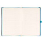 Notique, keménytáblás pontozot notesz, Teal, 13x21 cm