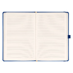 Notique, keménytáblás vonalas notesz, Dark Blue, 13x21 cm
