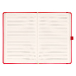 Notique, keménytáblás vonalas notesz, Red, 13x21 cm Notique, keménytáblás vonalas notesz, Red, 13x21 cm