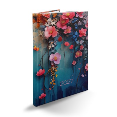 Picture, B5 heti beosztású határidőnapló, Floral