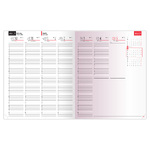 Standard, A4 S heti beosztású határidőnapló, Kék