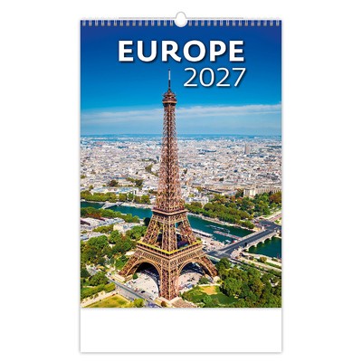 Europe, képes falinaptár 2027