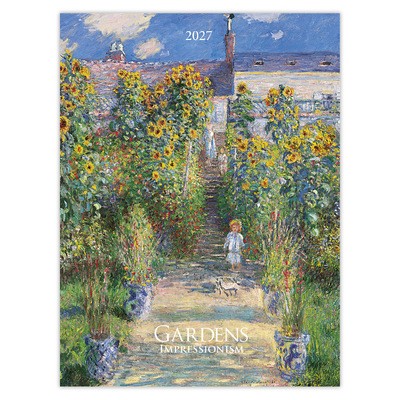 Gardens Impressionism, képes falinaptár 2027