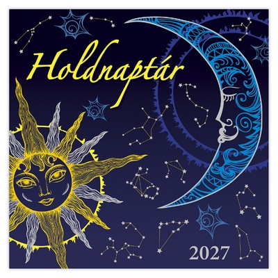 Holdnaptár, képes falinaptár 2027