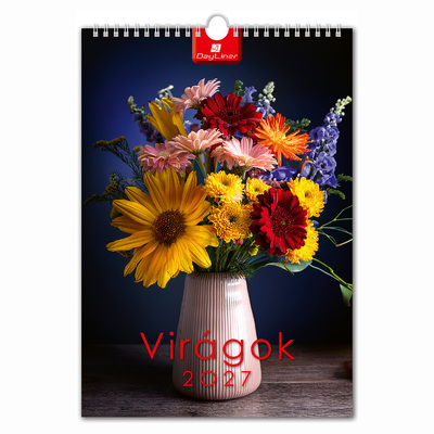 Virágok B4, képes falinaptár 2027