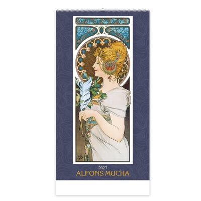 Alfons Mucha, képes falinaptár 2027