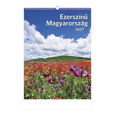 Ezerszínű Magyarország, képes falinaptár 2027