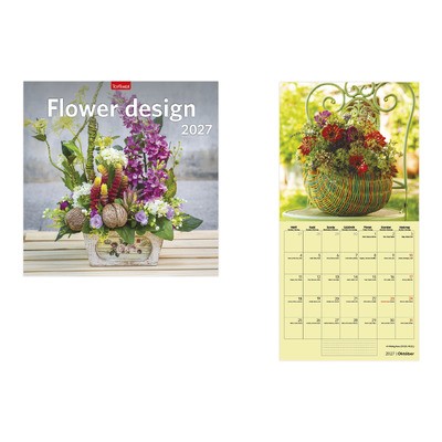 Flower Design, képes lemeznaptár 2027