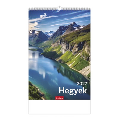 Hegyek, képes falinaptár 2027