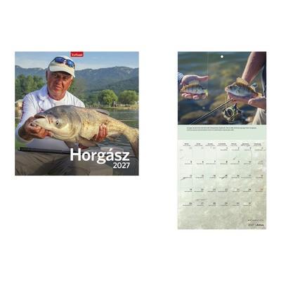 Horgász, képes lemeznaptár 2027