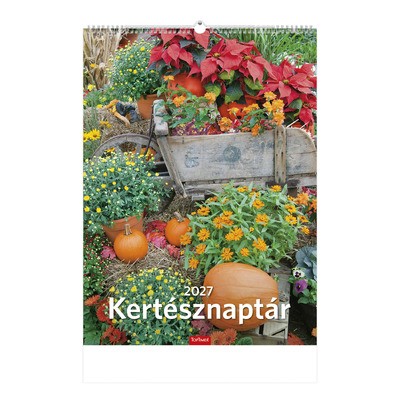 Kertésznaptár, képes falinaptár 2027