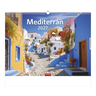 Mediterrán, képes falinaptár 2027